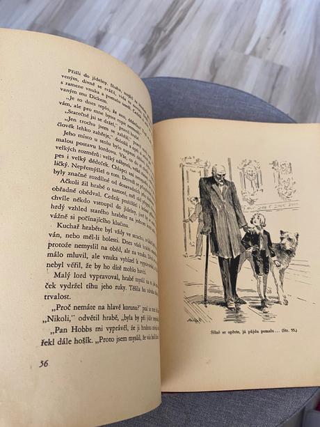 Stará kniha malý lord frances hodgson burnettová,