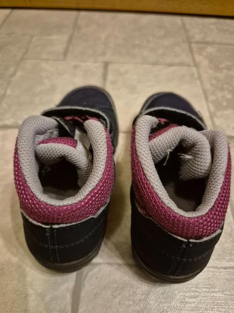 Treková obuv modrá pre dievča quechua 26, quechua,26