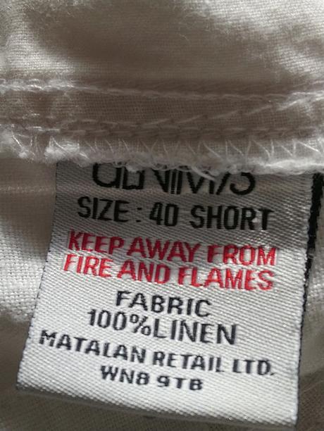 Dámske biele ľanové nohavice, denim, w40, xxl, denim,xxl