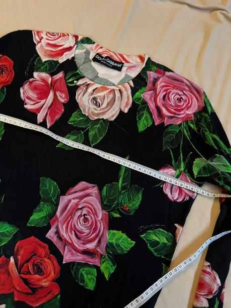 Dolce&gabanna hodvábny pulovrik s-m, s