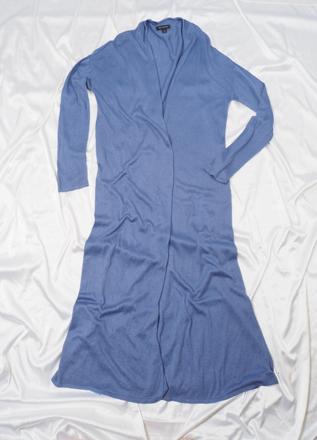 Modrý úpletový kardigan halston, m