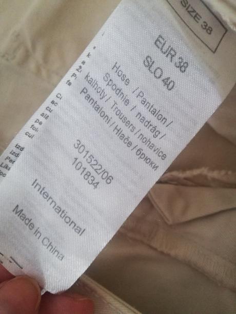 Bezove nohavice, denim,38