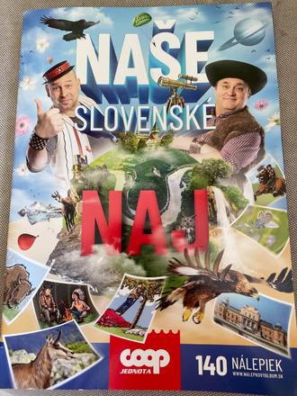 Nalepky naše slovenske naj,