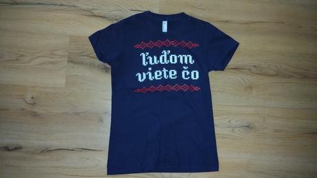 Tričko ľuďom viete čo, s