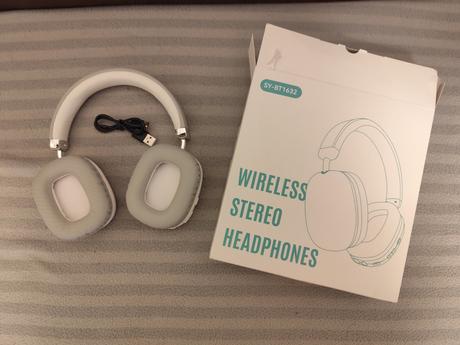 Bluetooth strieborné slúchadlá sy-bt1632 nové, 