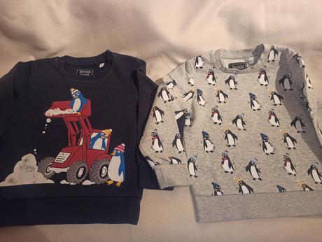 Mikiny s tučniakmi pre dvojičky 110, 110