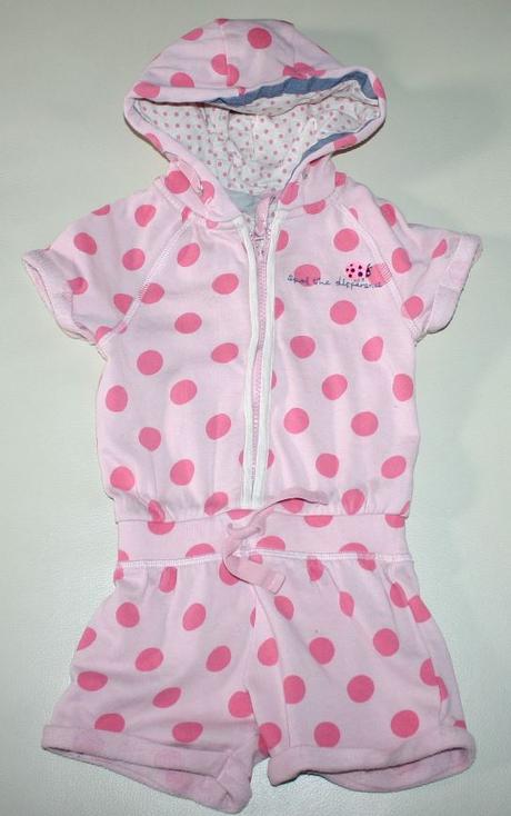 80 next bodkovany overal,playsuit,9-12 mes., next,80