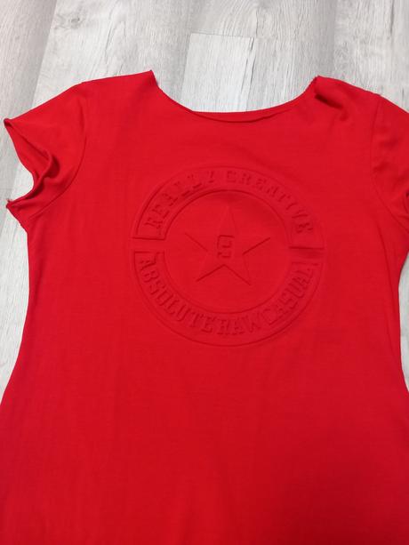 4-dámske červené šaty, m