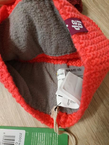 Dievčenská zimna ciapka loap, 46-48 cm, loap,<50