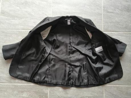 Kvalitné čierne sako ham, v128, h&m,128