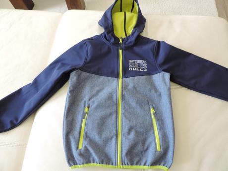 Softshellová bunda pre chlapca, veľ. 134, kik,134