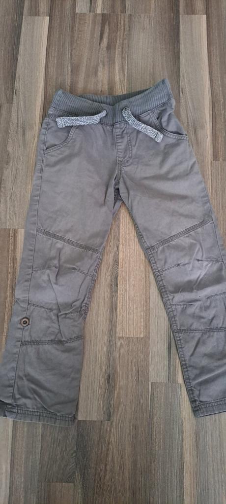 Šedé nohavice, možné ovinutie, zn. f&f, veľ. 122, f&f,122