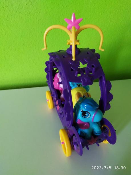 Kočiar mlp + 4 koníky,