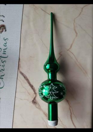 Vianocny špic sklenený okrasa čadca, 