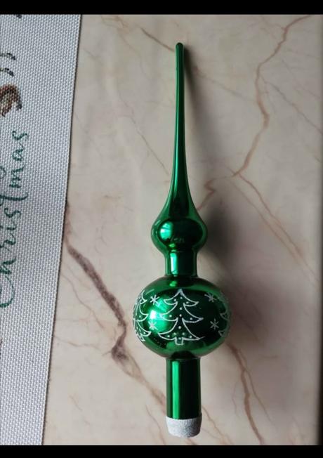 Vianocny špic sklenený okrasa čadca,