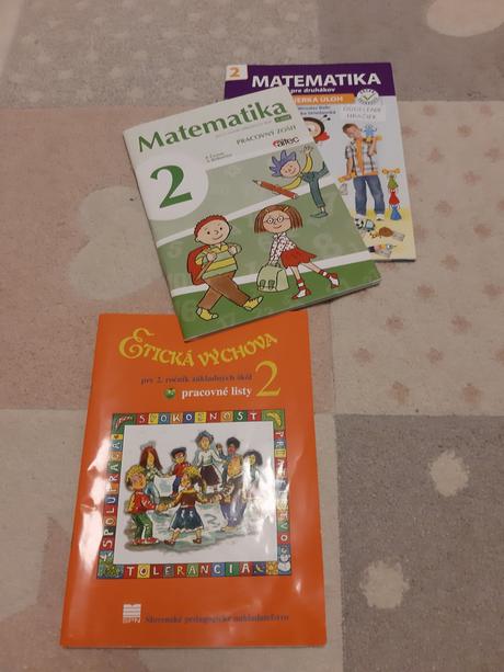 Knižky a pracovné zošity pre 2. ročník zš, 