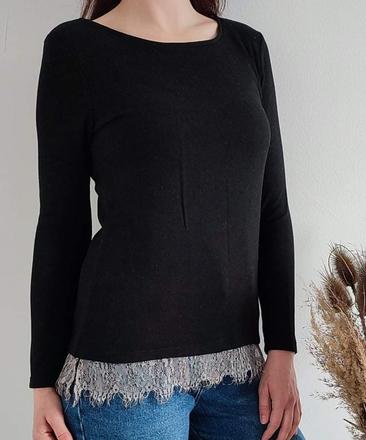 Ľahký svetrík s čipkou esprit, esprit,s