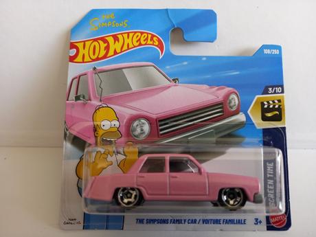 Hot wheels - the simpsons family car,