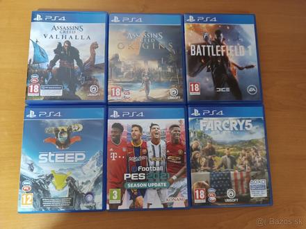 Hry na playstation 1-4,