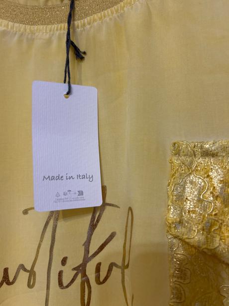 Tričko z dvoch látok m/l, m