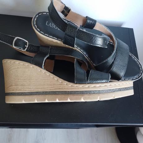 Kožené sandále, lasocki,40