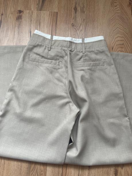 Elegantne široké nohavice, bershka,34