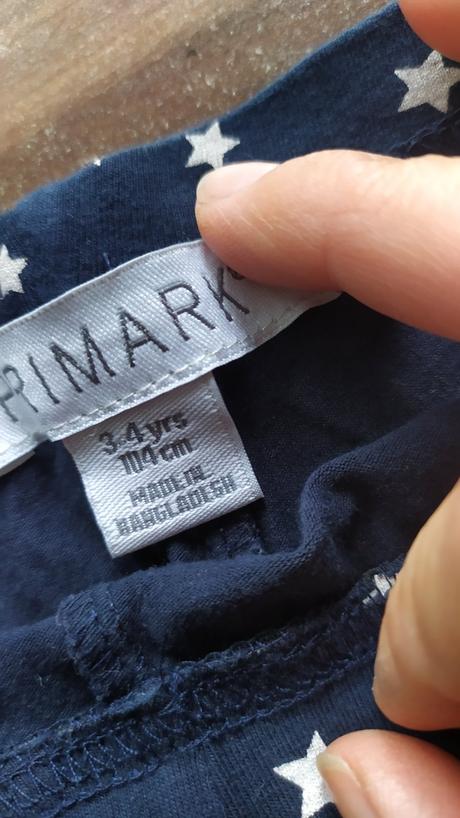 8. 2ks dlhé legíny + 1ks 3/4 legíny, primark,104