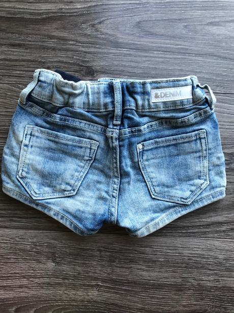 Riflové kraťasy, h&m,104