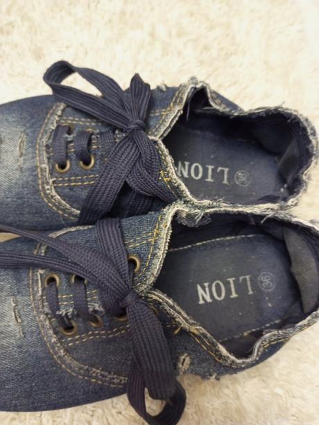 Rifľové tenisky na platforme, 36