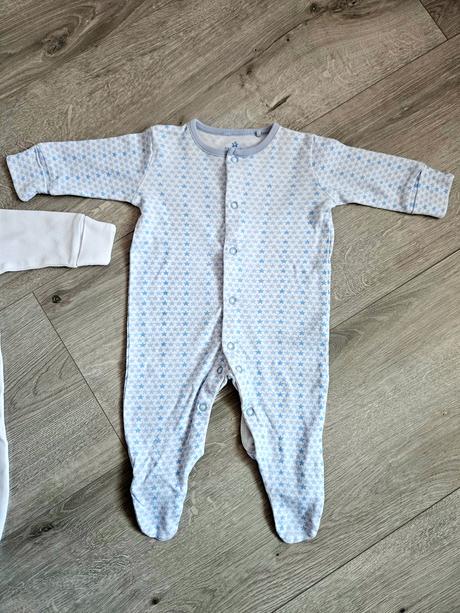 Biele dupačky pyžamko next 62 modré zadarmo, next,62