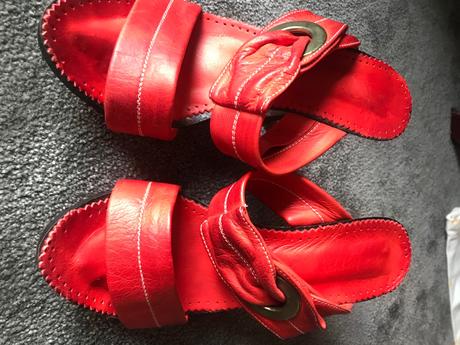 Kožené šlapky vel. 38, 38