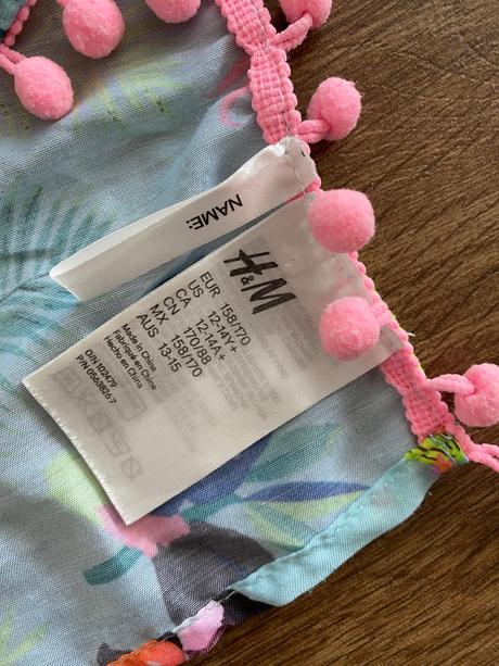 Tenké ponco, h&m,158