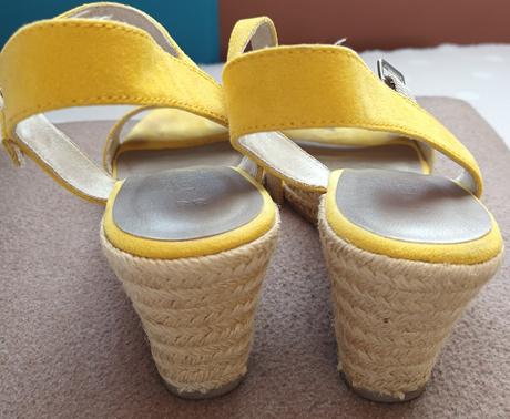 Letné sandálky tamaris 38 žlté, tamaris,38