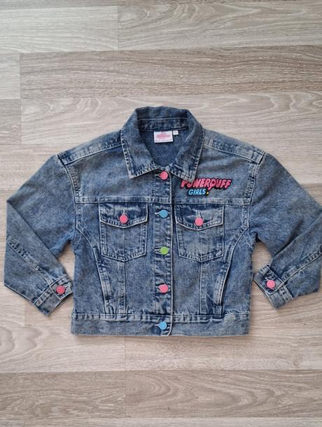 Riflová bunda pre dievča, 128