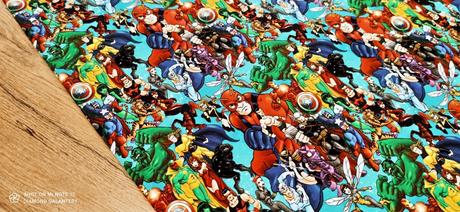 Teplákovina - marvel mix- cena za 10 centimetrov,