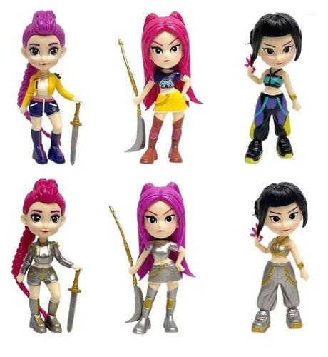 K-pop demon hunters figúrky huntrix saja boys, 