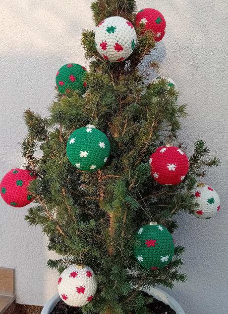 Vianočné gule handmade, 
