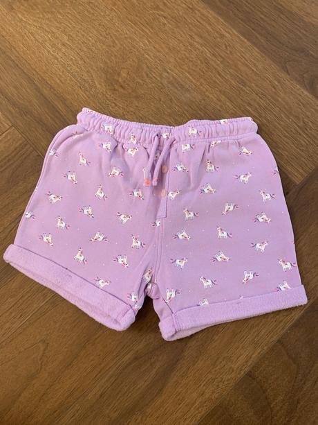 Raz oblečené kraťasky next s jednorožcami, next,116