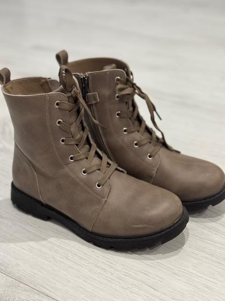 Zimné kožené topánky, protetika,36