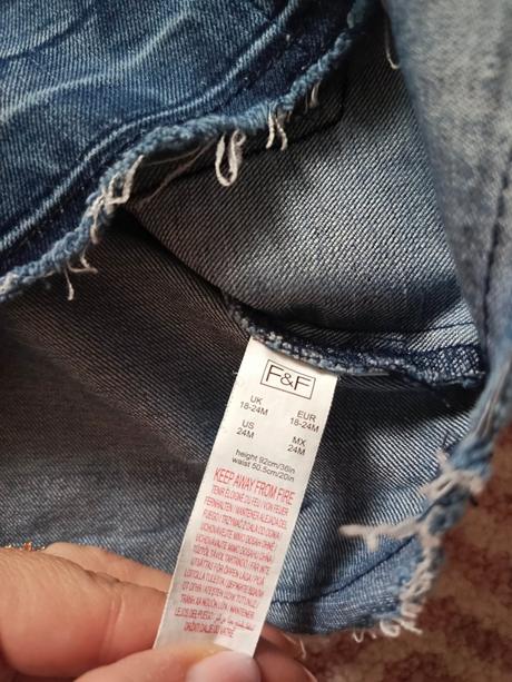 Riflova suknička na traky, f&f,92