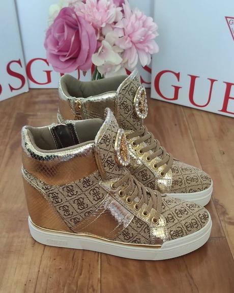 Guess tenisky zlaté, guess,37