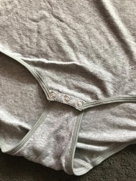 Dámske body tielko sivé nenosené, m