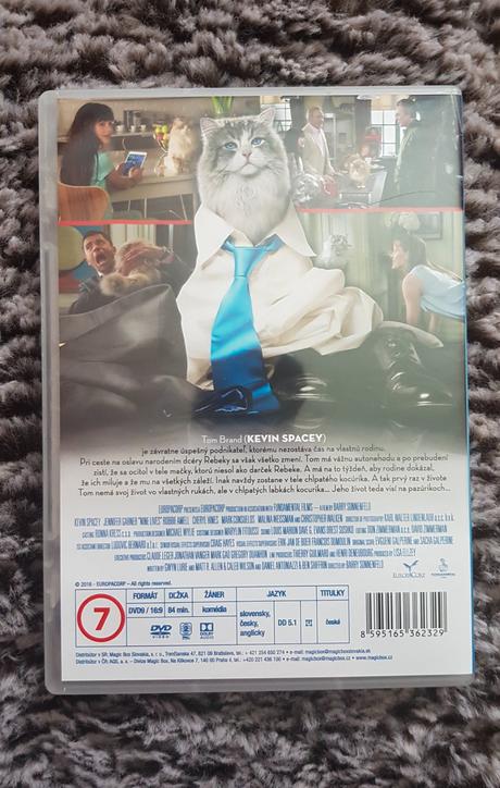 Deväť životov pána fúzika dvd, 