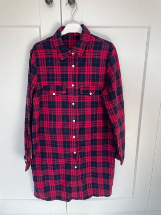 Károvaná dlhšia košeľa, m
