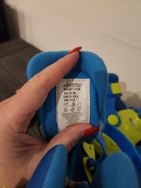 Kolieskové korčule nové veľk.33-36, 35