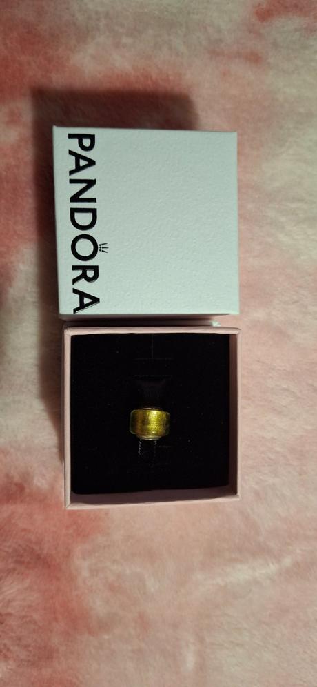 Pandora zlate muranko prívesok, pandora