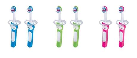 Mam 5540 detská zubná kefka 2ks, 3 farby, 