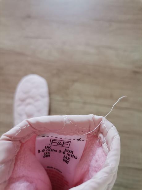 Bledoružové dievčenské rukavičky, f&f,68