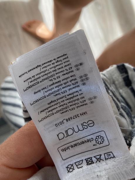 Ľanové nohavice, esmara,m