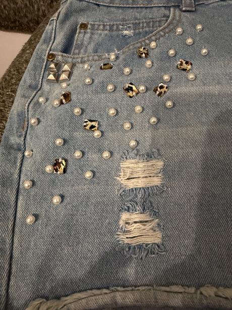 Krátke rifľové nohavice, denim co,xl